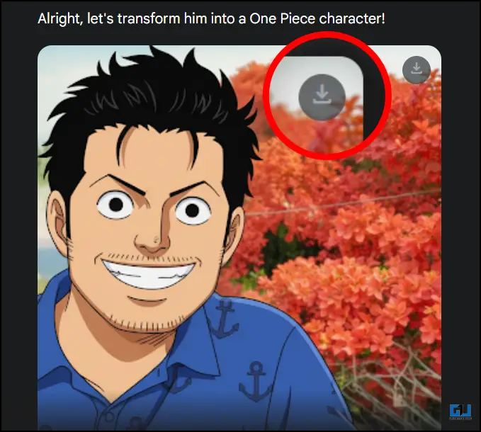 Download button