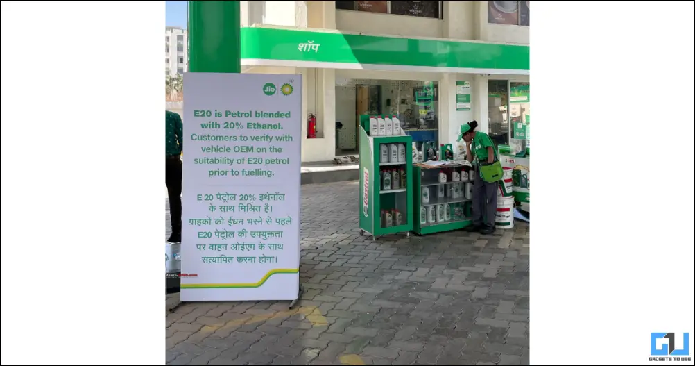 E20 petrol warning