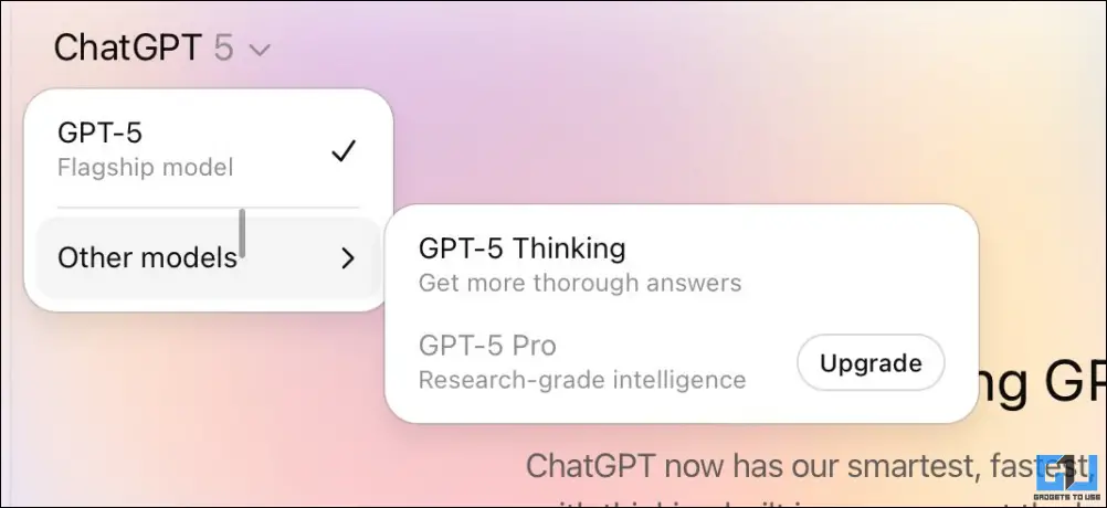 GPT 5 model