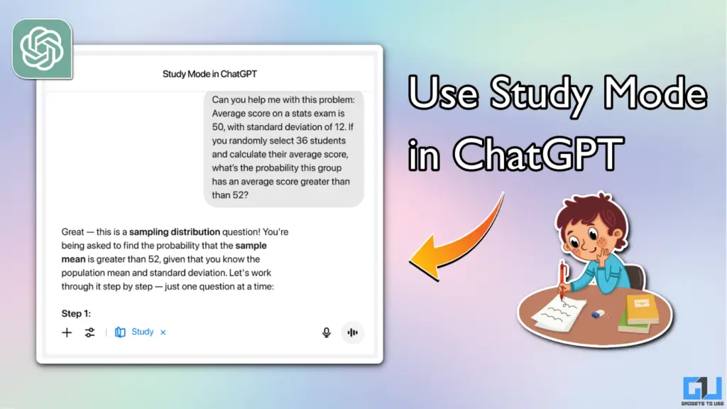 Study Mode in ChatGPT