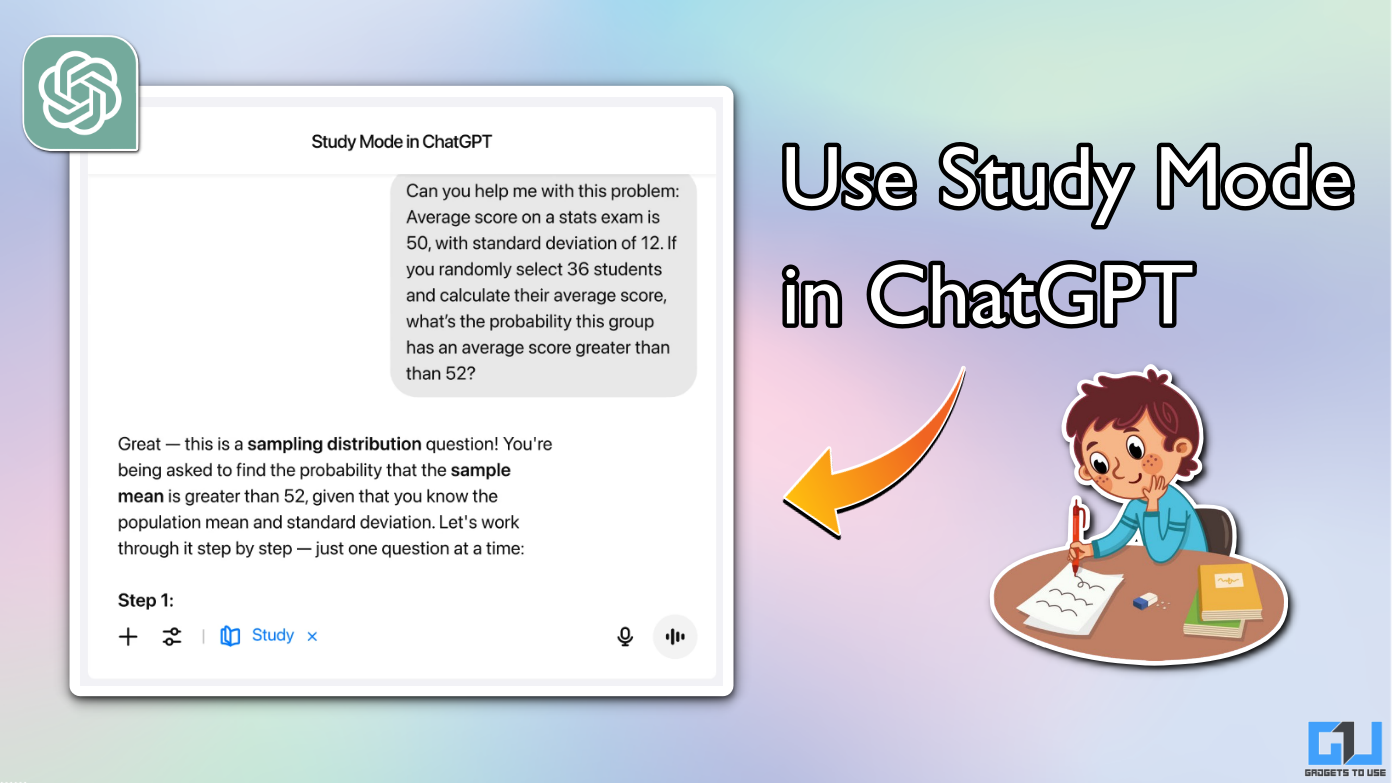 Study Mode in ChatGPT