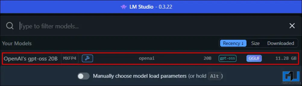 load gpt-oss