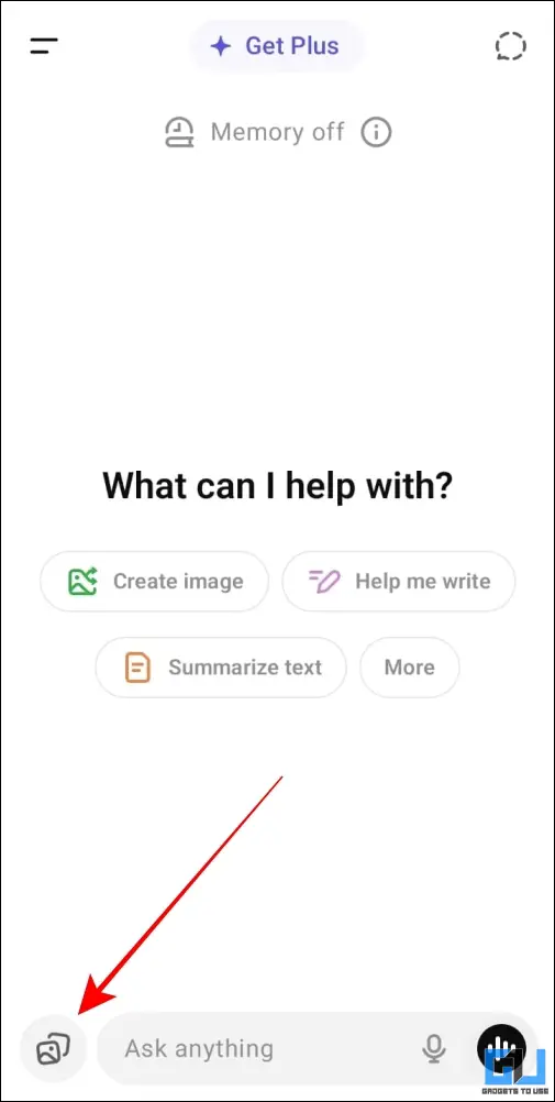 tap on media icon