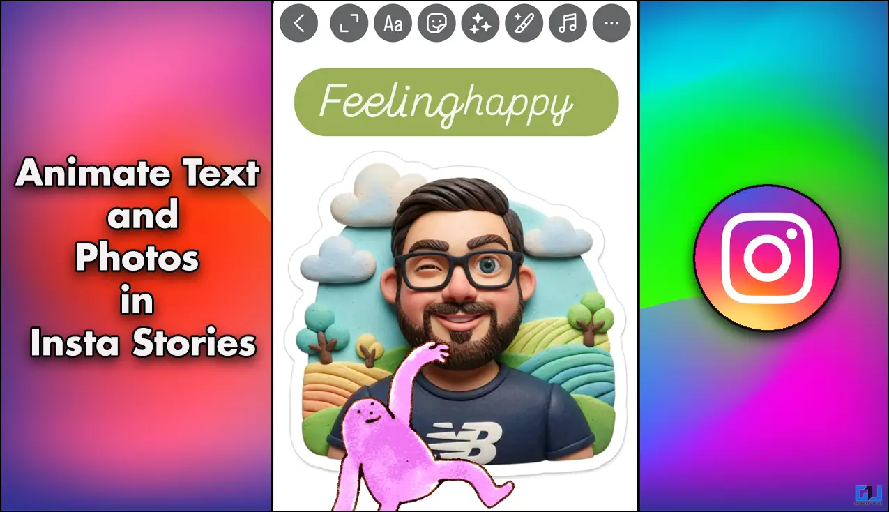 Animate Text and Photos in Insta Stories