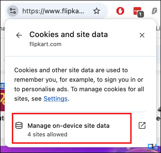 Manage on device data