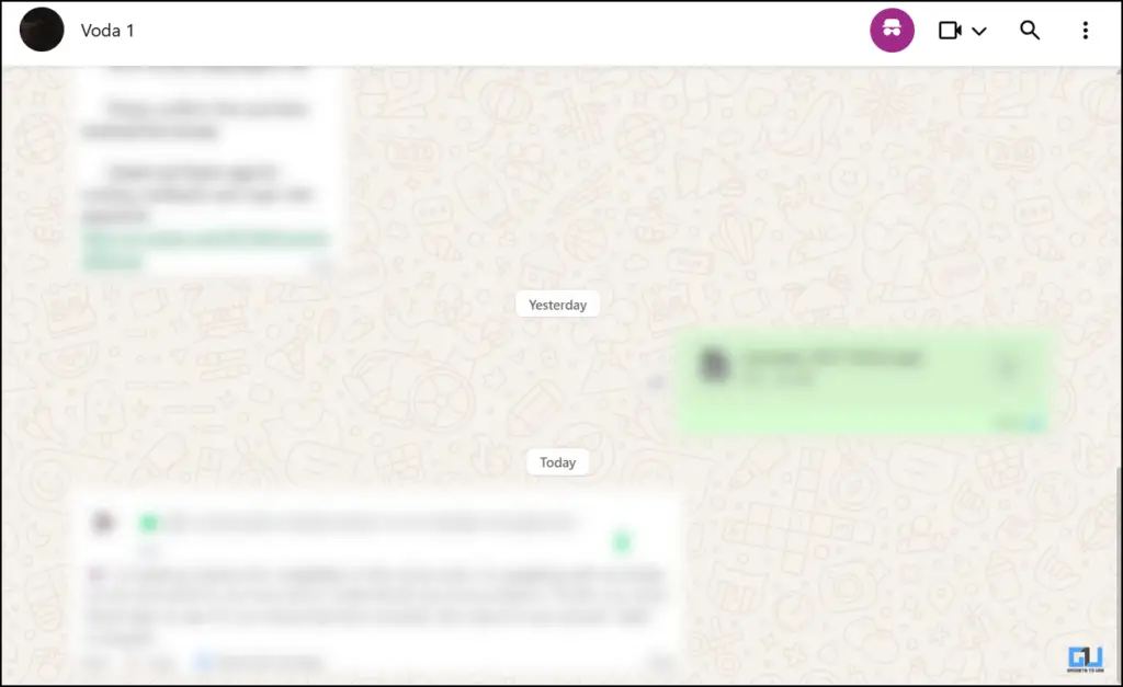 Privacy screen on