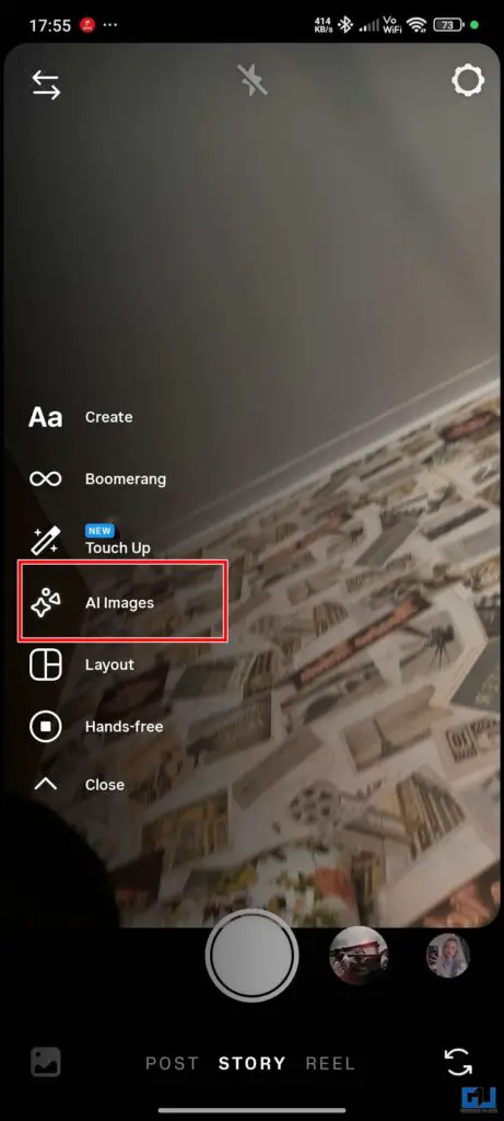 AI IMages option