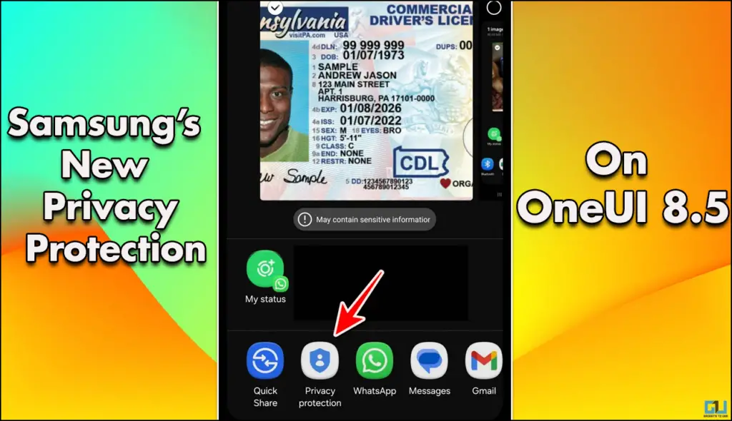 Samsung New Privacy Protection On OneUI 8.5