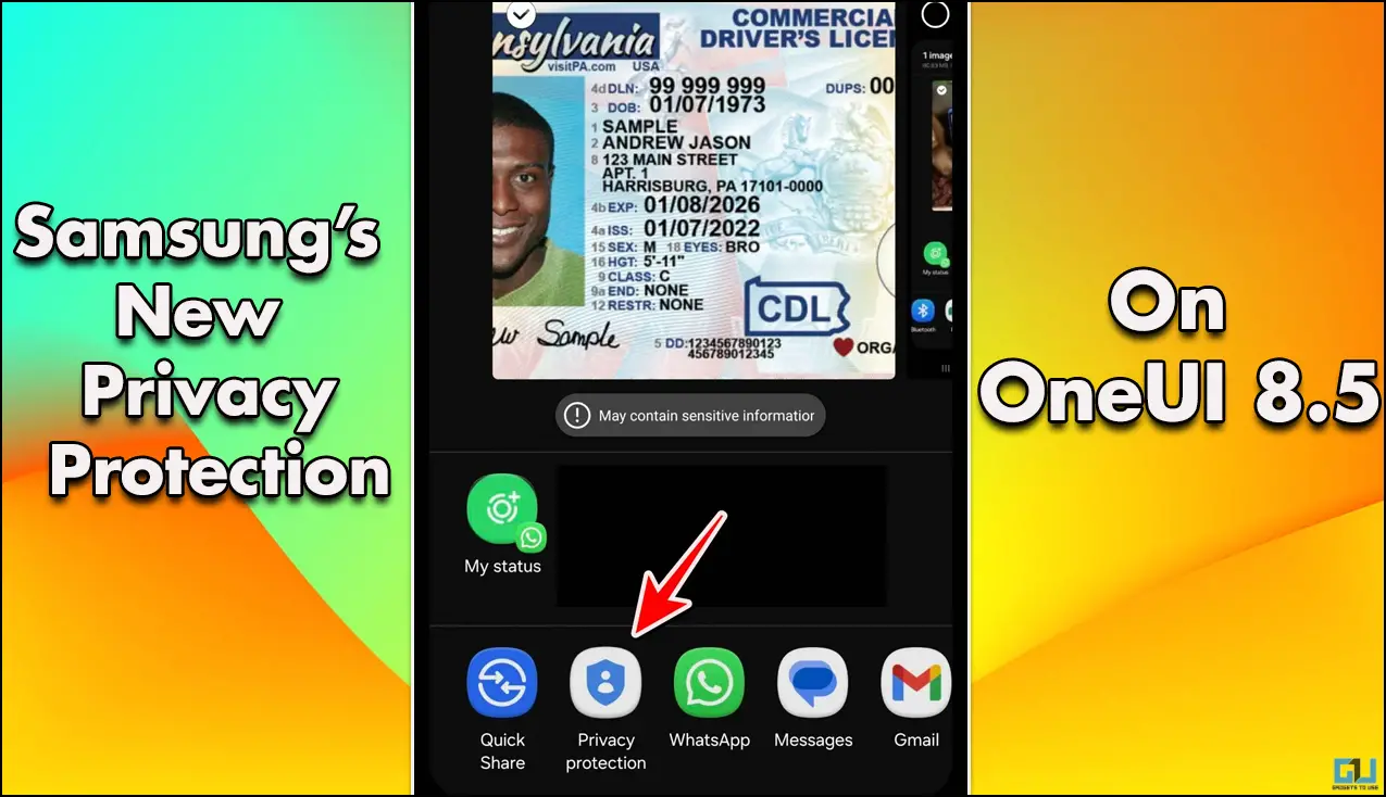 Samsung New Privacy Protection On OneUI 8.5