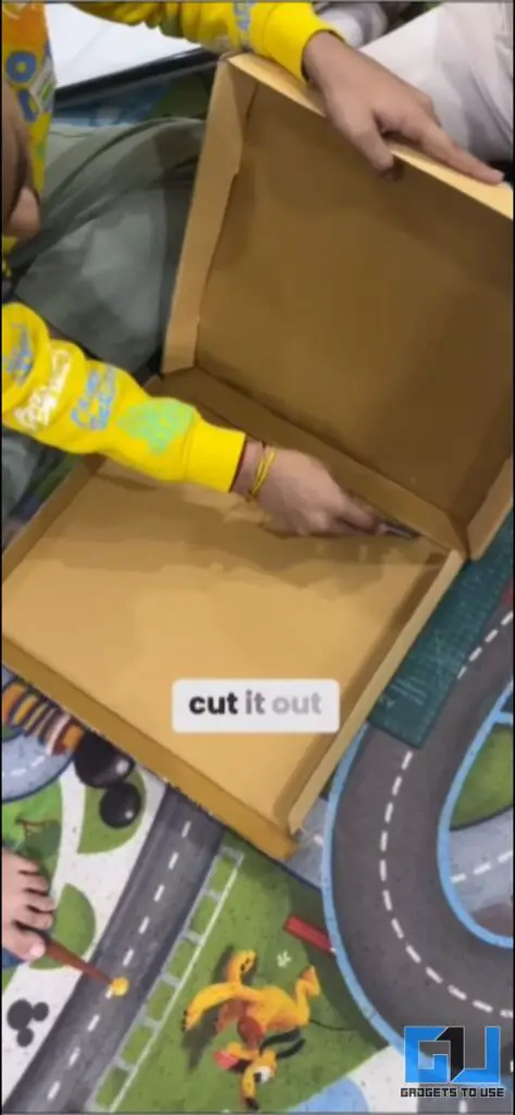 making a slot for the filter