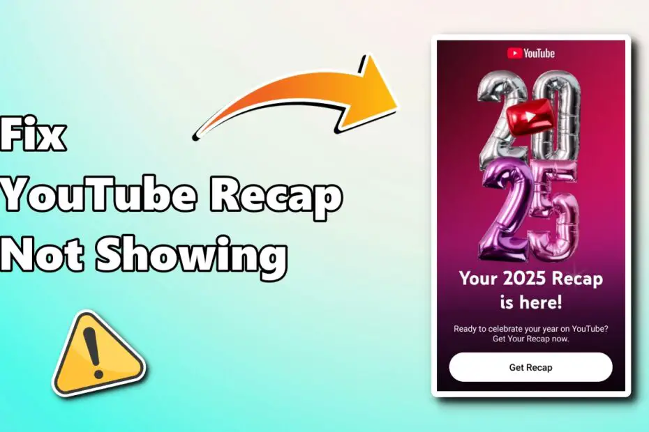 Fix YouTube Recap Not Showing