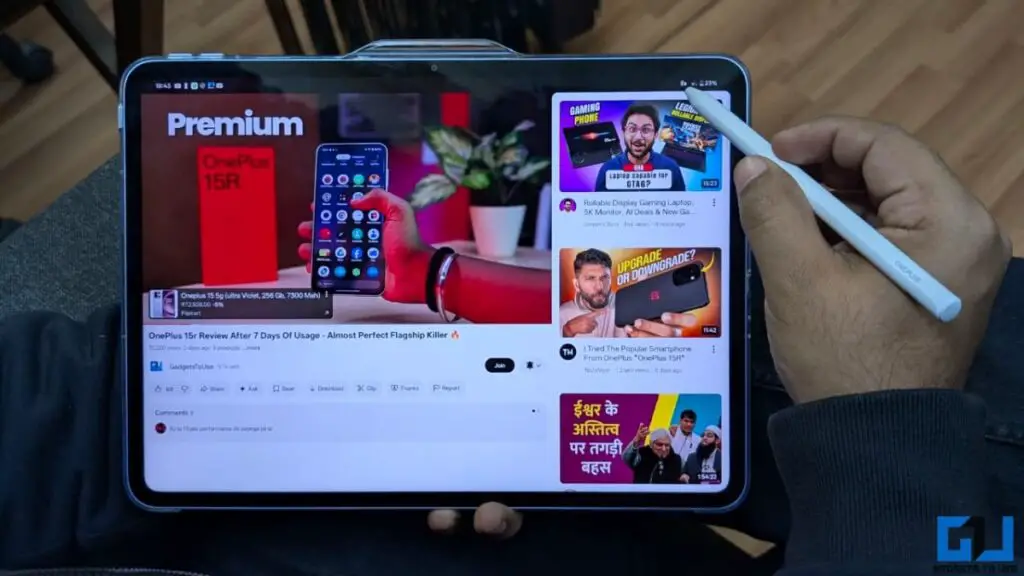 OnePlus Pad Go 2 display