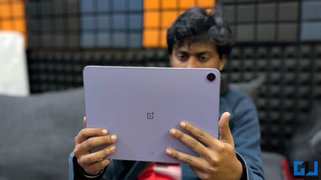 OnePlus Pad Go 2 in hand feel