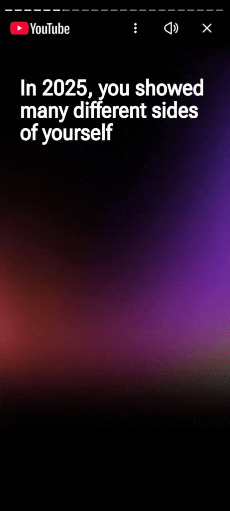 YouTube recap