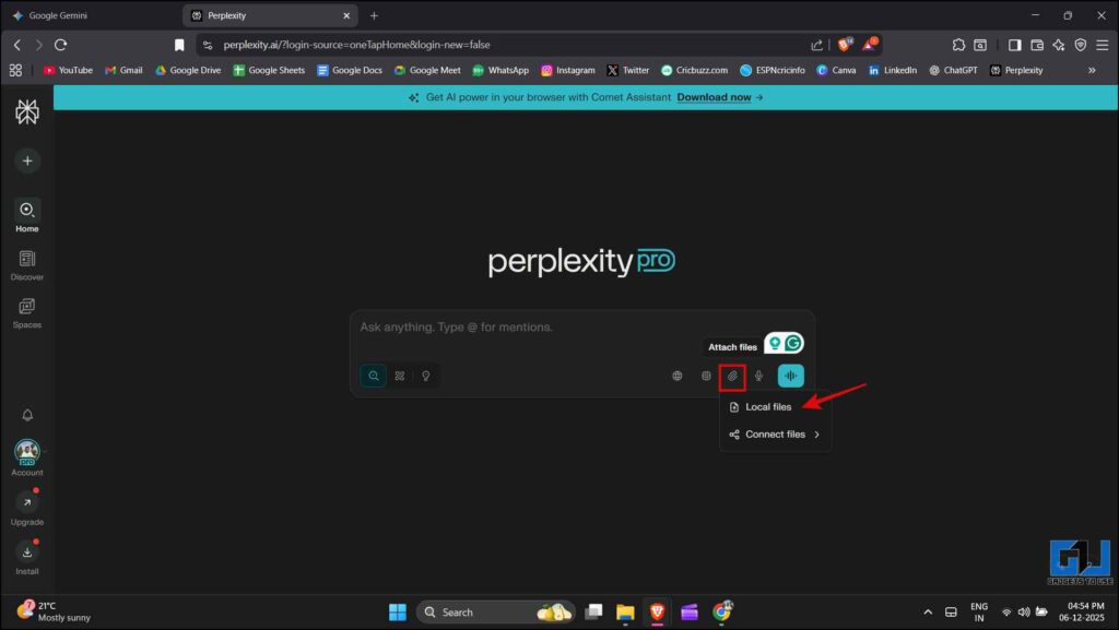 Attaching the video file