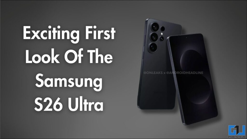 Featured Image for the first look of Samsung S26 Ultra