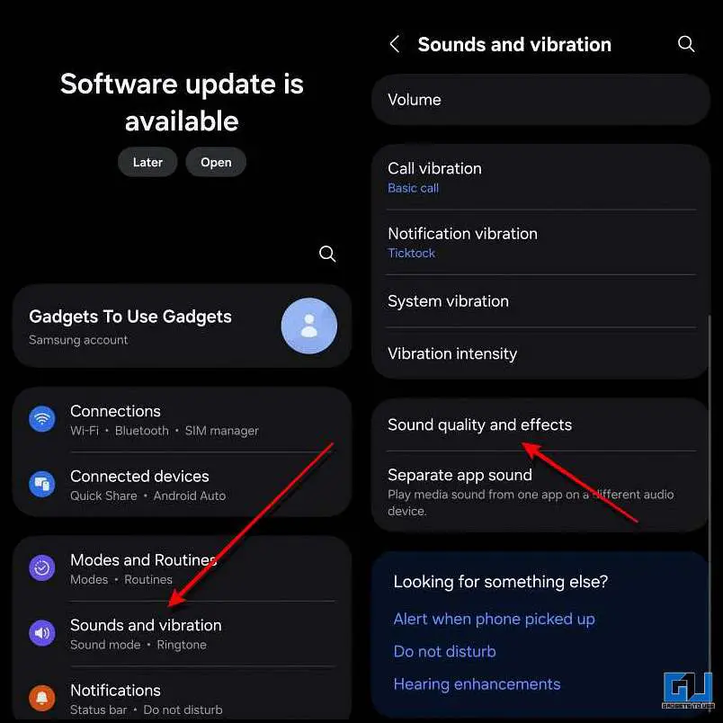 How to Make Speakers Sound Better On Samsung Phone With This Trick 2 Settings and Sound & vibrations