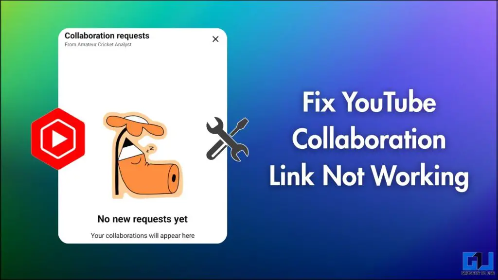Featured image for fixing youtube collaboration link not working
