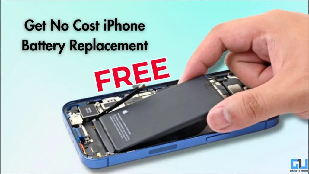 Featured image for getting free battery replacement on out of warranty iphone