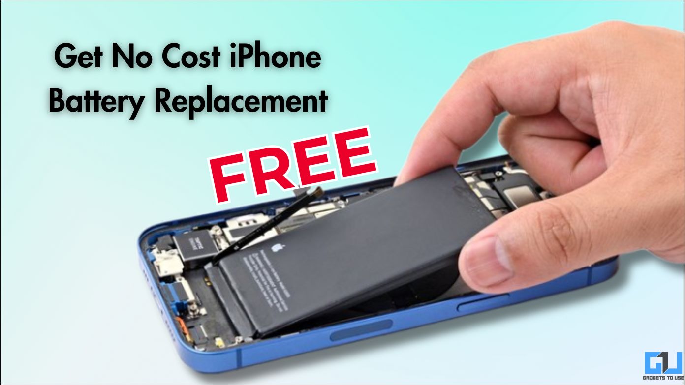 Featured image for getting free battery replacement on out of warranty iphone