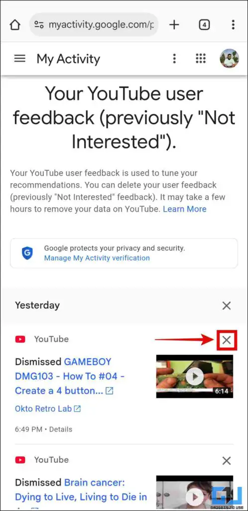 How to Undo Don't Recommend Channel on YouTube Web and App 14 list 1