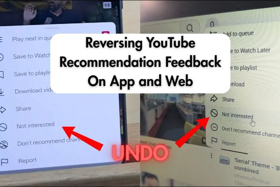 featured image for undoing youtube recommendation feedback