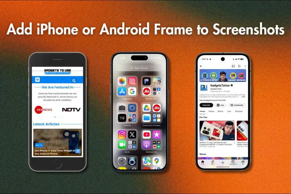 feature image for adding iPhone or Android frame to Screenshots