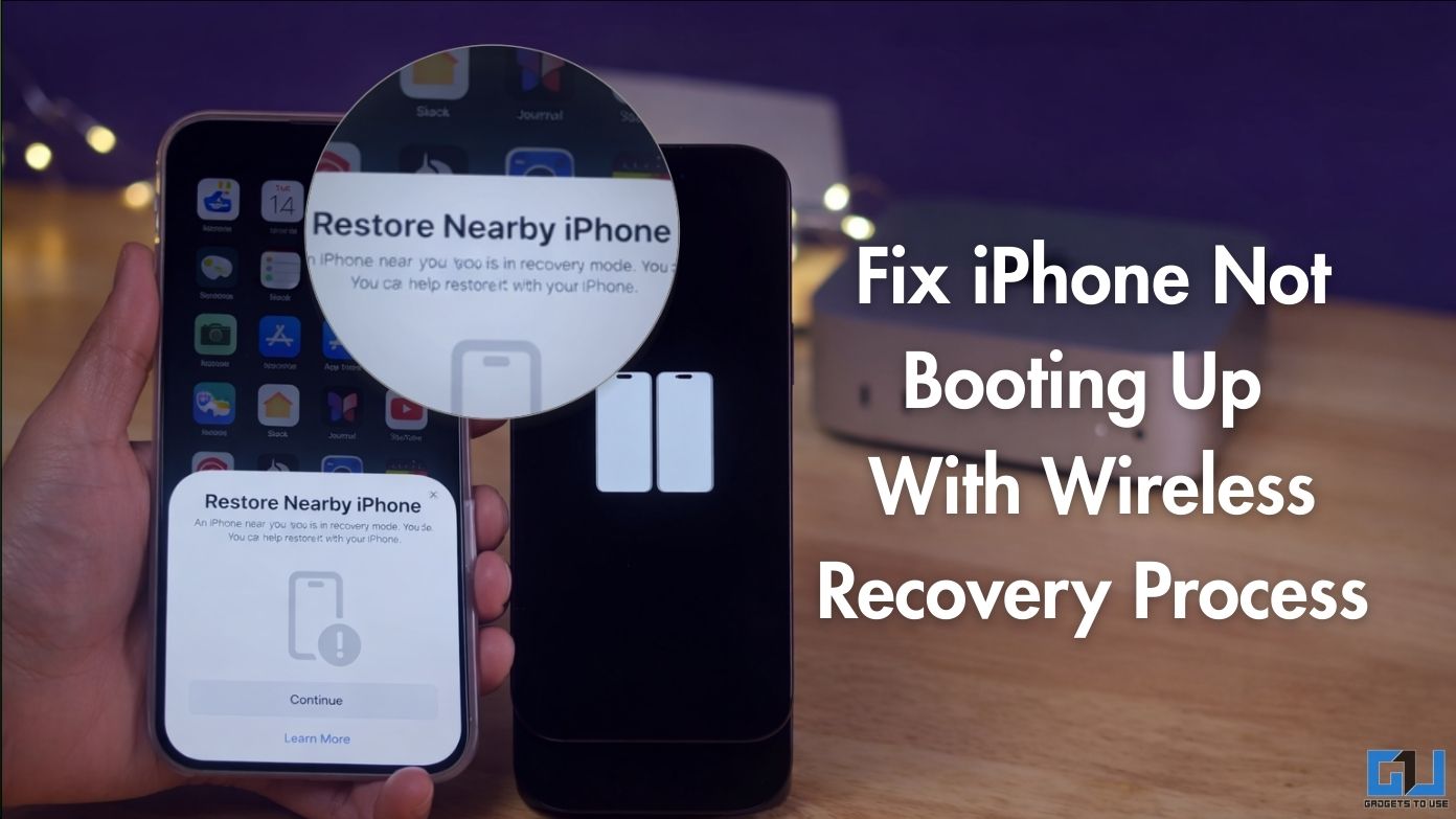Fix iPhone Not Booting Up With Wireless Recovery Process