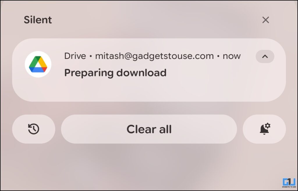 stuck on preparing download