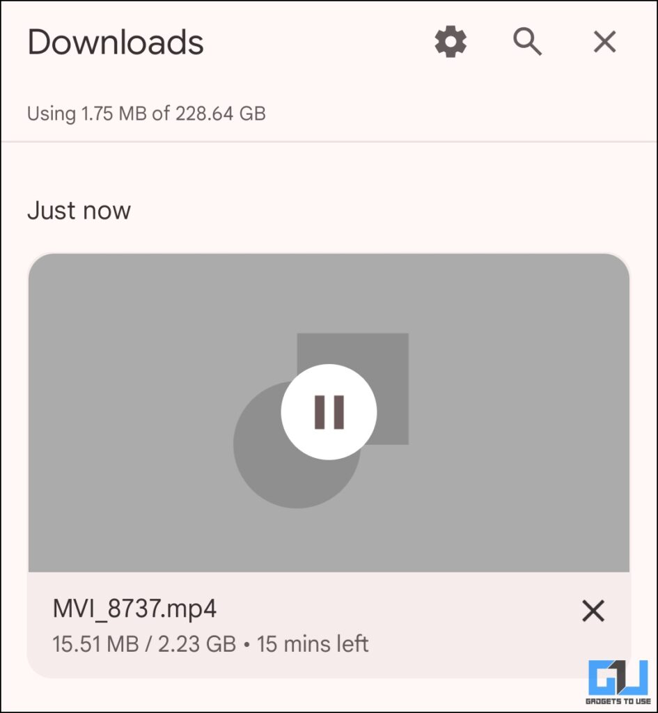 file download starts