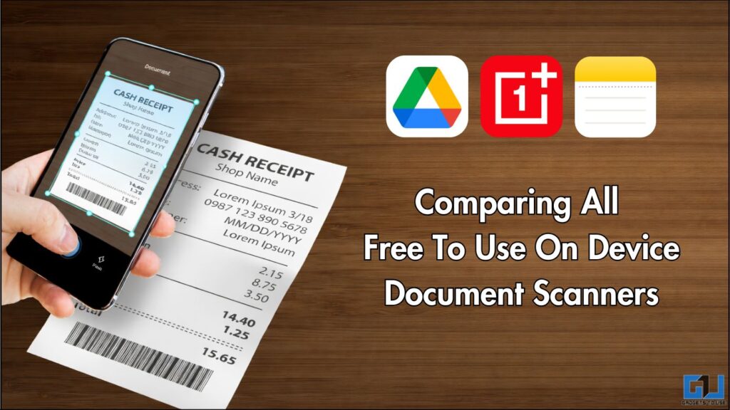 Comparing All Free To Use Document Scanners on Android and iPhone Featured