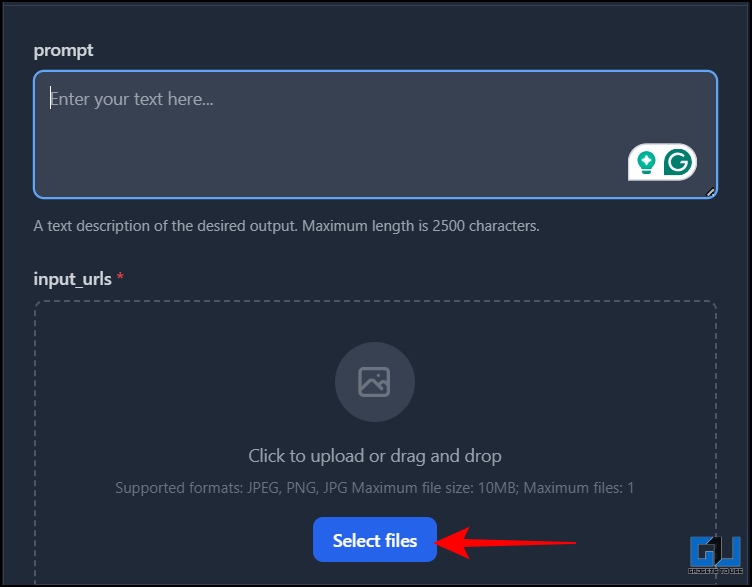 upload generated image