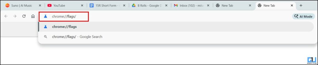 How to Enable Vertical Tabs on Google Chrome 2 search for chrome flags