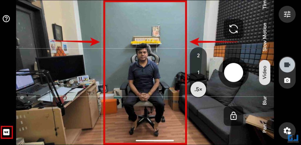 How to Shoot Videos in Portrait and Landscape At Same Time on Any Phone 4 framing in android