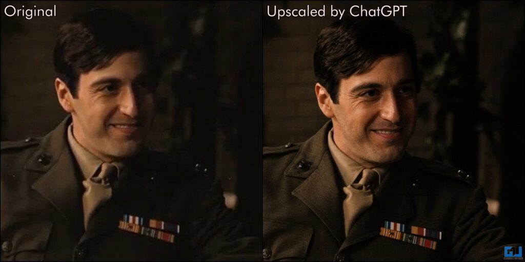 comparing real and promoted with ChatGPT