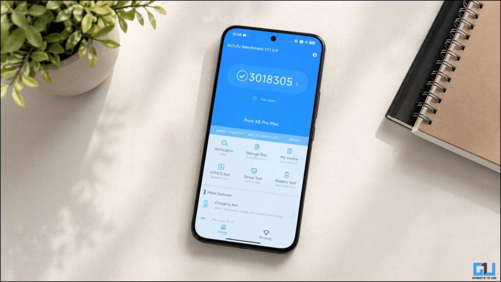 Performance of POCO X8 Pro Max