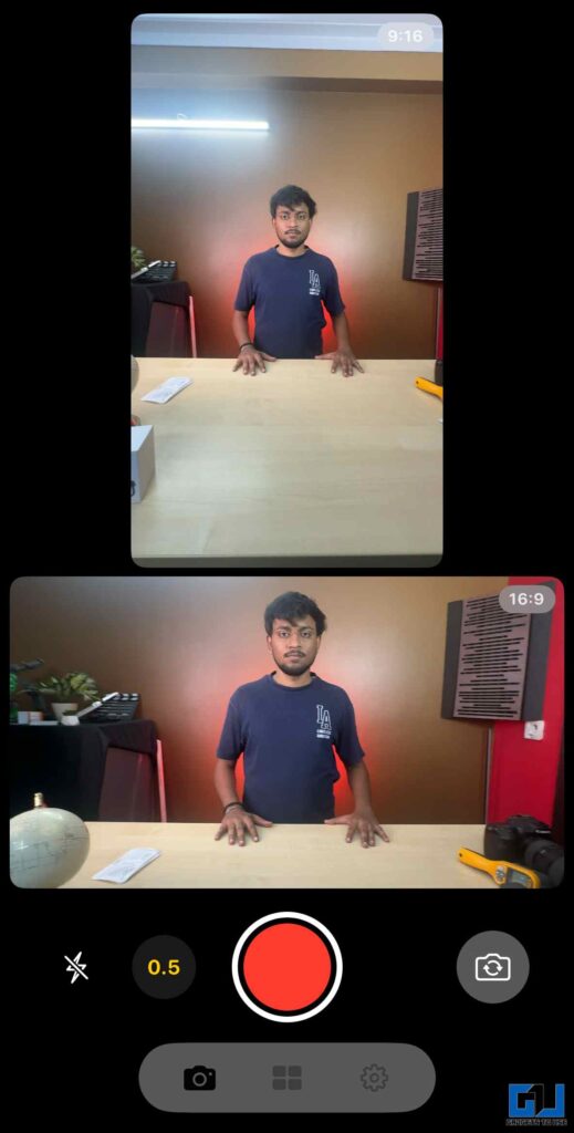 How to Shoot Videos in Portrait and Landscape At Same Time on Any Phone 2 reframe layout