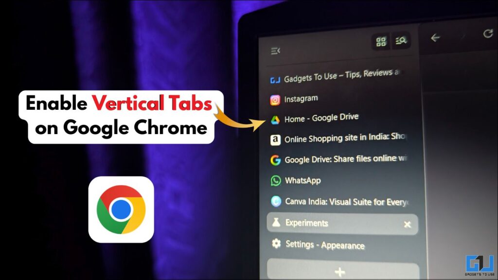 Enable Vertical Tabs on Google Chrome featured