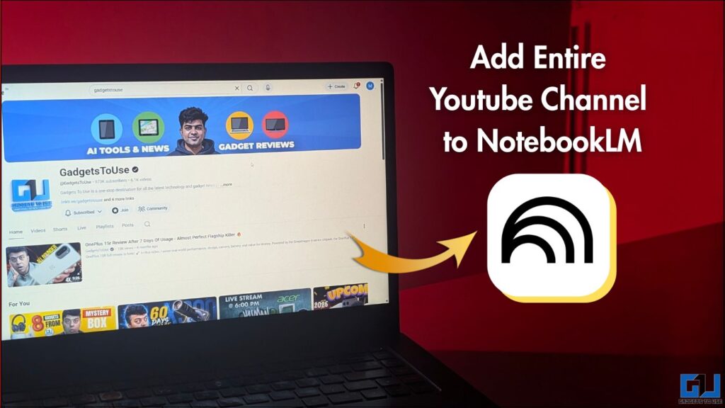 Add Entire Youtube Channel to NotebookLM 